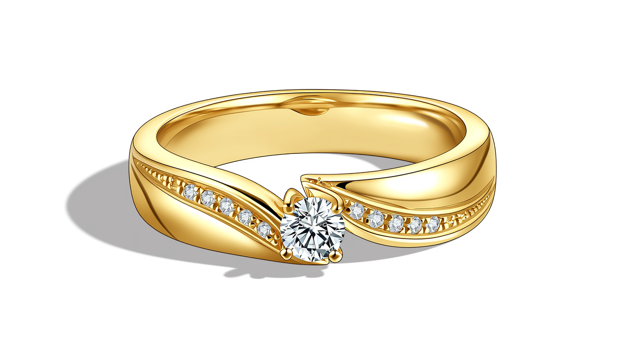 黄金戒指简笔画