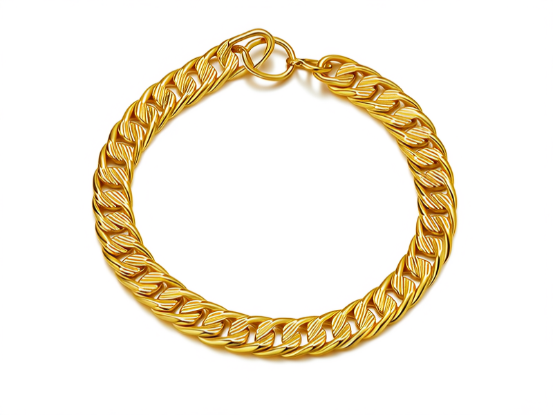 黄金粗手链图片