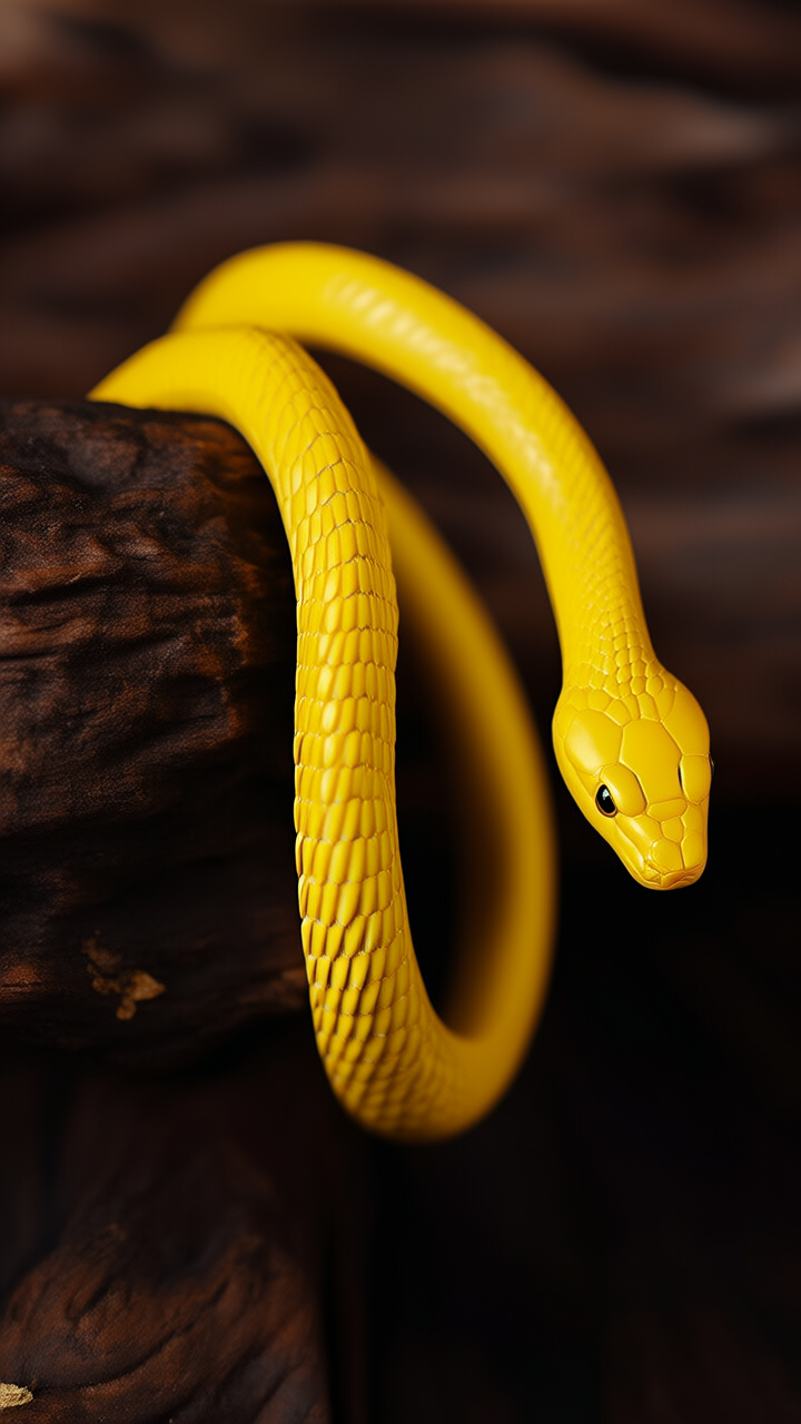黄金蛇形戒指图片