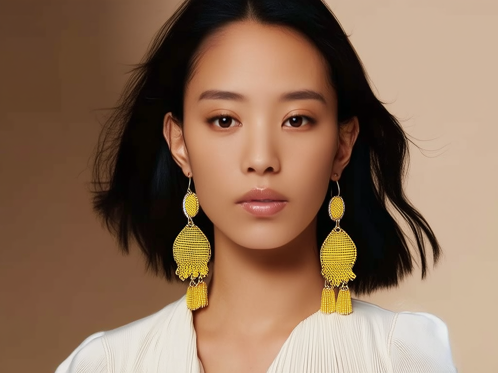 黄金耳环款式图片