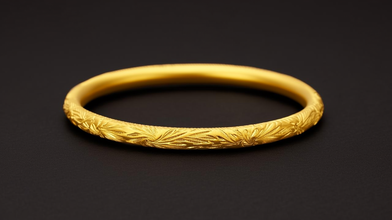 200克金手镯图片