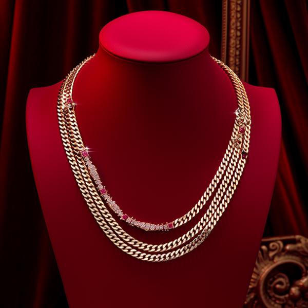 黄金项链店图片大全