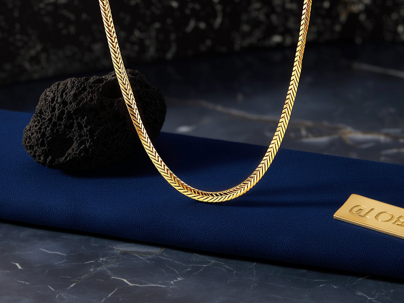 黄金项链男款式图片