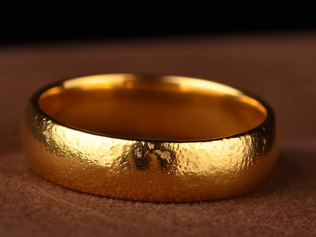 15克黄金戒指图片男