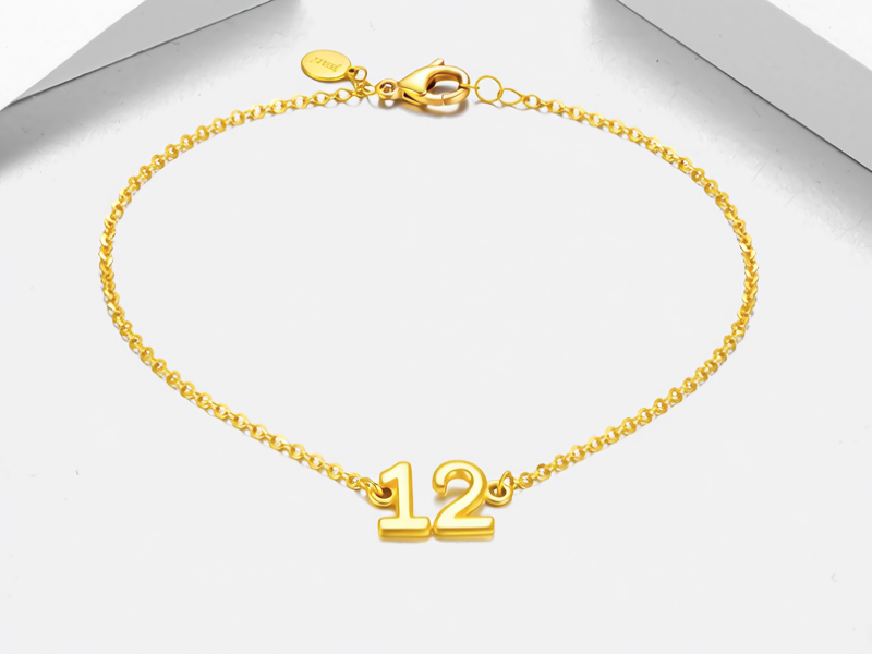 12克的黄金项链图片