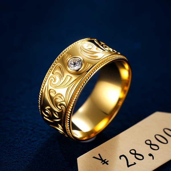 八克金戒指图片及价格
